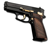 Browning ARAS Compact 9MM PA Blank Firing Gun-Black-Gold
