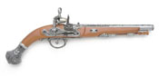 French 17th Century Flintlock Pistol