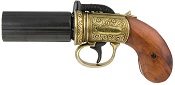 British Pepperbox Revolver Replica – Grey