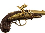 Philadelphia Derringer Cap Firing Replica -Brass