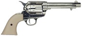 Cap Firing 1873 Peacemaker, Nickel with Ivory Grips