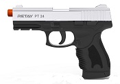 Retay Front Firing Nickel  PT24 Blank Firing Gun 