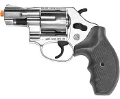 Front Firing .38 Snub Nose 2 Inch Revolver 9mm/380 Blank Firing Gun-Nickel 