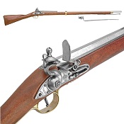 Brown Bess Musket with Bayonet
