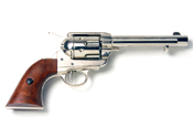 Western 1873 nonfiring replica Revolver, Nickel