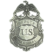Deputy United States Marshal Eagle Badge – Nickel