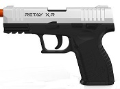 Retay Front Firing XR Nickel 9MMPA Blank Gun 