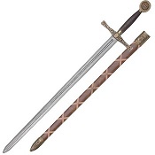 Replica Medieval Excalibur Sword with Scabbard 
