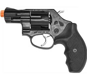 Front Firing .38 Snub Nose 2 Inch Revolver 9mm/380 Blank Firing Gun-Black