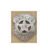 Deputy U.S. Marshal Silver Badge