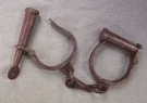 Replica Antique Handcuffs.