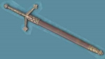 CLAYMORE LETTER OPENER WITH SCABBARD