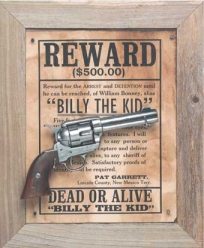 BILLY THE KID DELUXE BARN WOOD FRAME