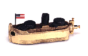 1924 Navy Gun Boat  Blank Firing - Yellow Brass