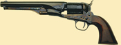 1851 Navy Steel Black Powder Revolver
