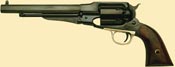 1858 Remington New Model Navy Steel Frame Black Powder Revolver