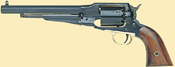 1858 Remington Steel Frame Black Powder Revolver
