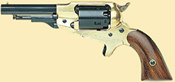 1863 Pocket Remington Brass Black Powder Revolver