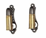 BULLET GUN HANGER GOLD/SILVER FINISH