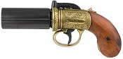 British Pepperbox Revolver Replica  Grey